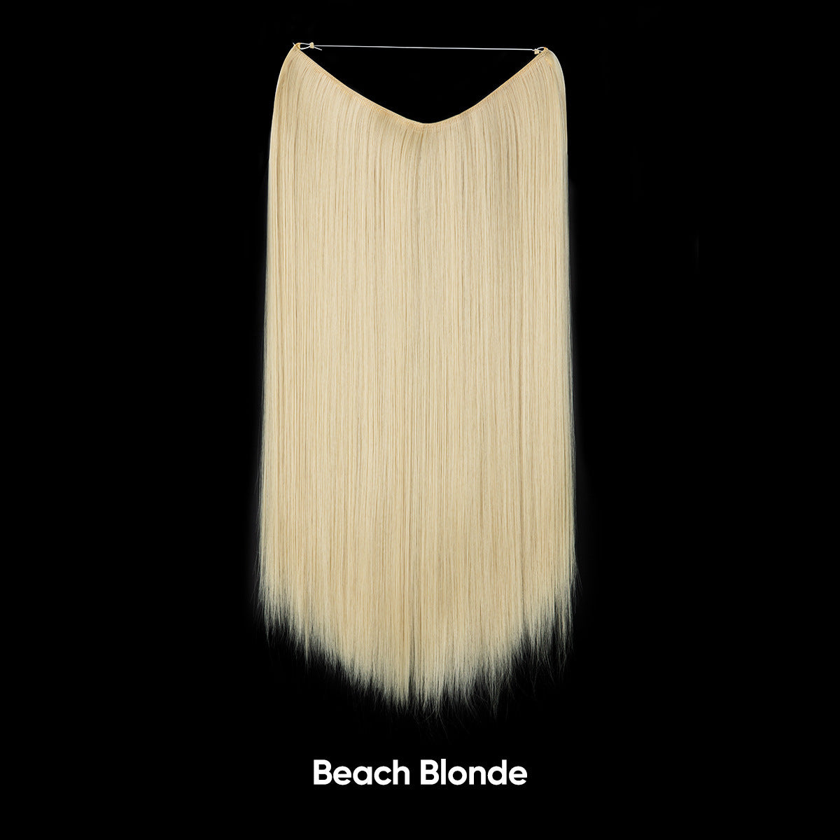 Women's One-piece Adjustable Invisible Straight Multi-color Gradient Hair Extension Fishline