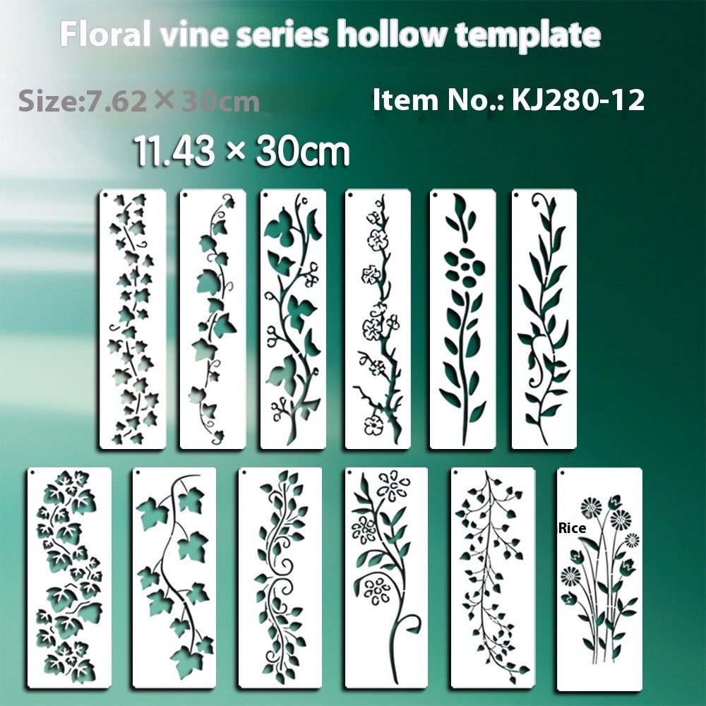 Wildflower Painting Template Flower Plant Spray Painting