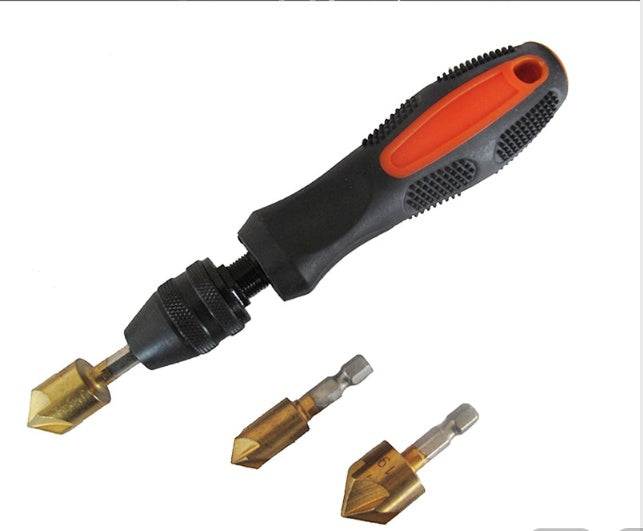 Reaming Drill Chuck Multi-purpose Tool Punching Manual Chamfering Knife