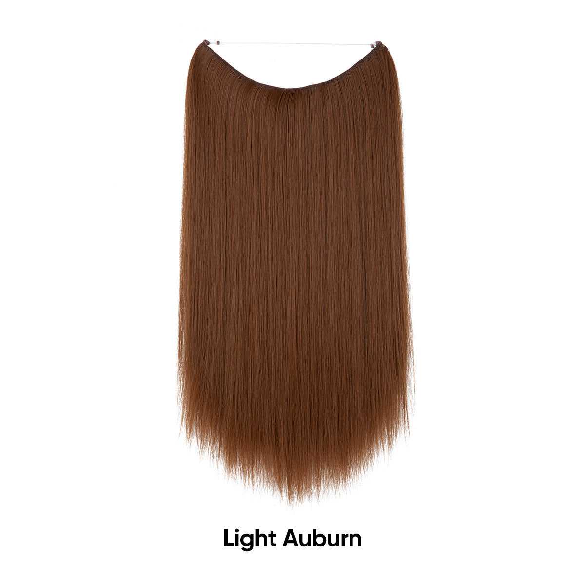 Women's One-piece Adjustable Invisible Straight Multi-color Gradient Hair Extension Fishline