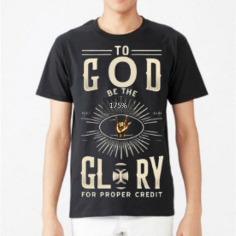 Black printed round neck tank top T-shirt in polyester fiber, available in sizes S-5XL.