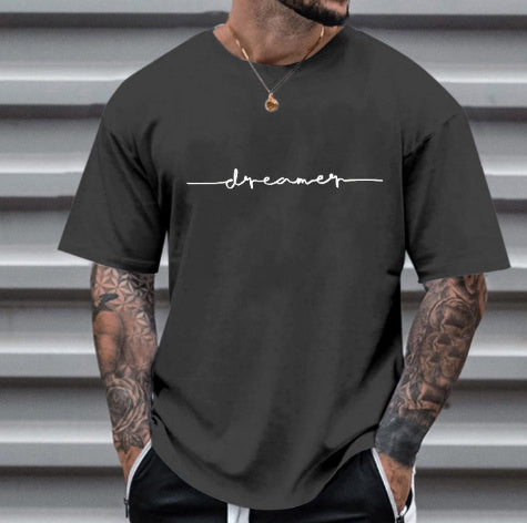 Plus Size Loose And Comfortable Round Neck Short Sleeve