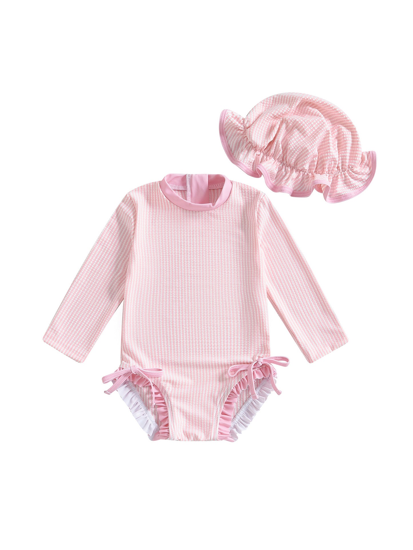 Girls' Striped Fashion Personalized Jumpsuit