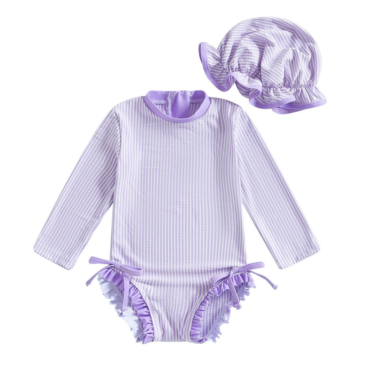 Girls' Striped Fashion Personalized Jumpsuit