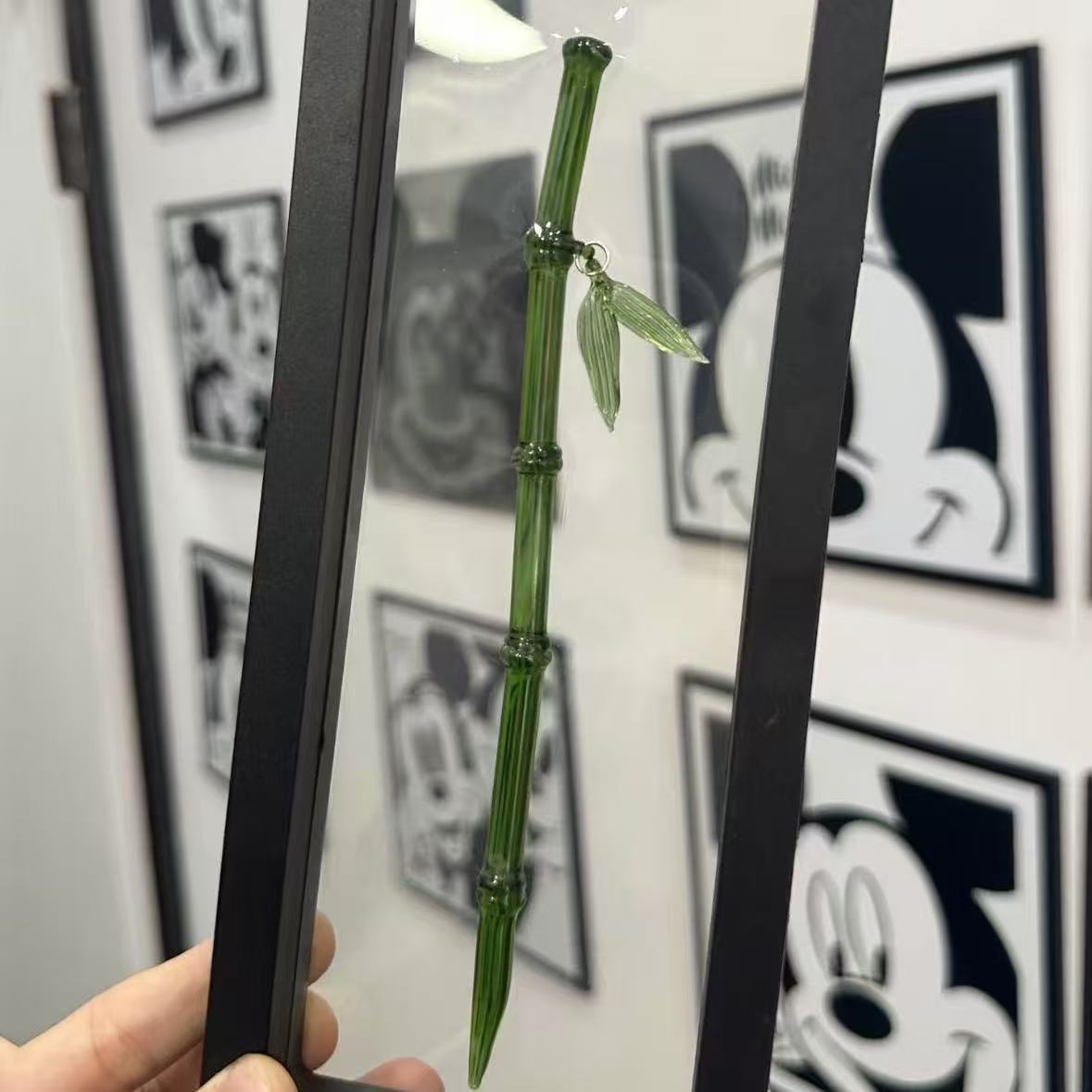 Green Bamboo Hairpin Niche