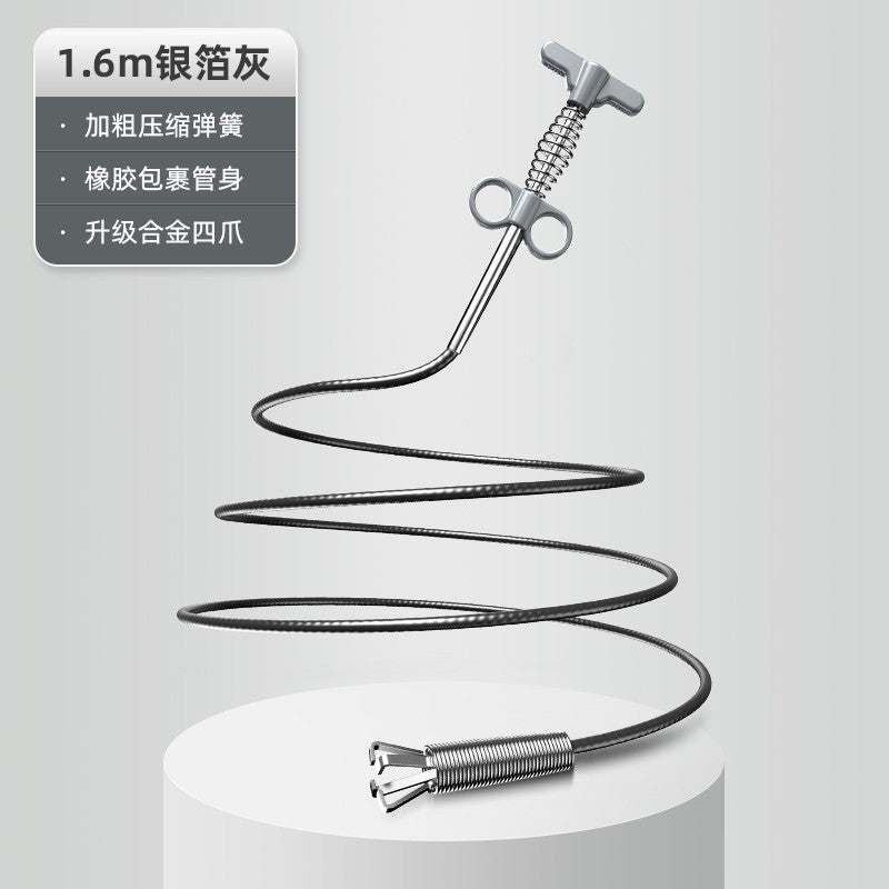 Sewer Dredging Toilet Toilet Kitchen Floor Drain Blocking Cleaner Home Sewer Dredging Tool