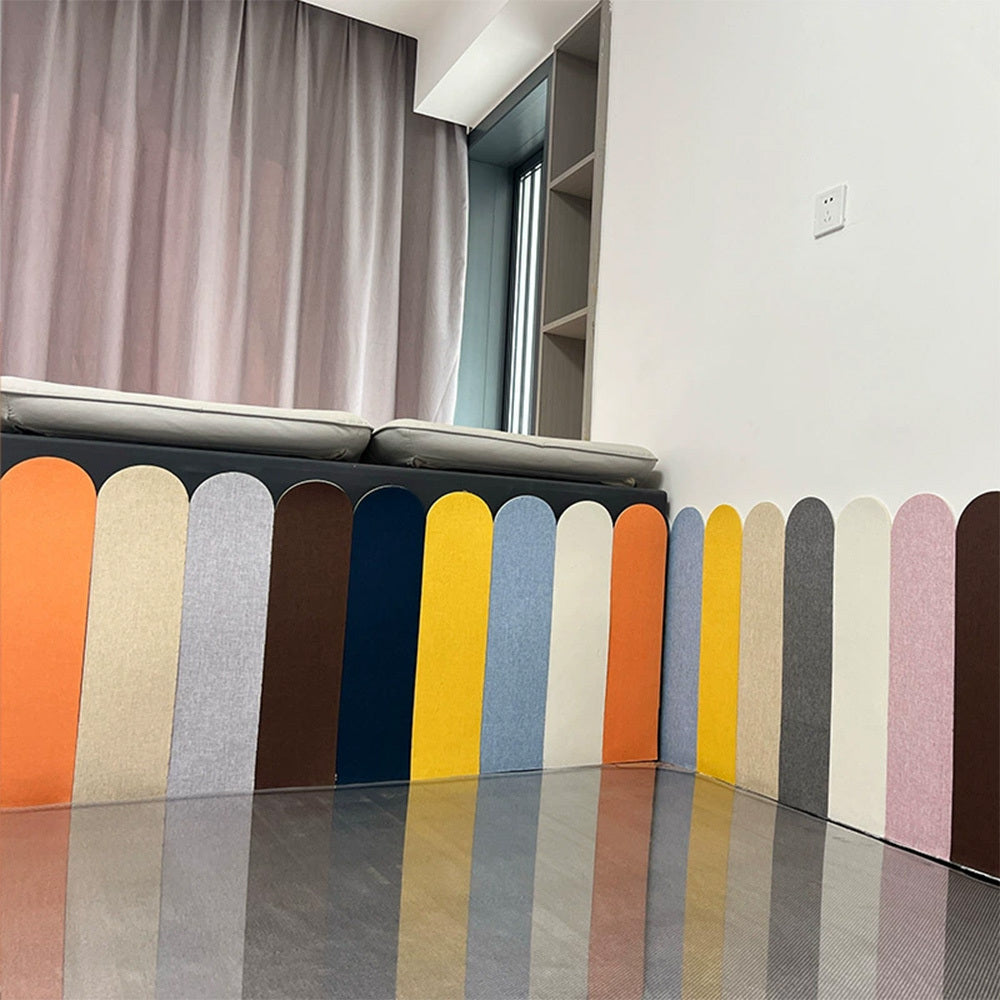 Baby Kids Anti-collision Felt Board Wall Sticker House Covering Artifact Moisture-proof Enclosure Anti Dirty Bedroom DecorationSelf-adhesive Children's Room Anti-collision Wall, Kindergarten Decorativ