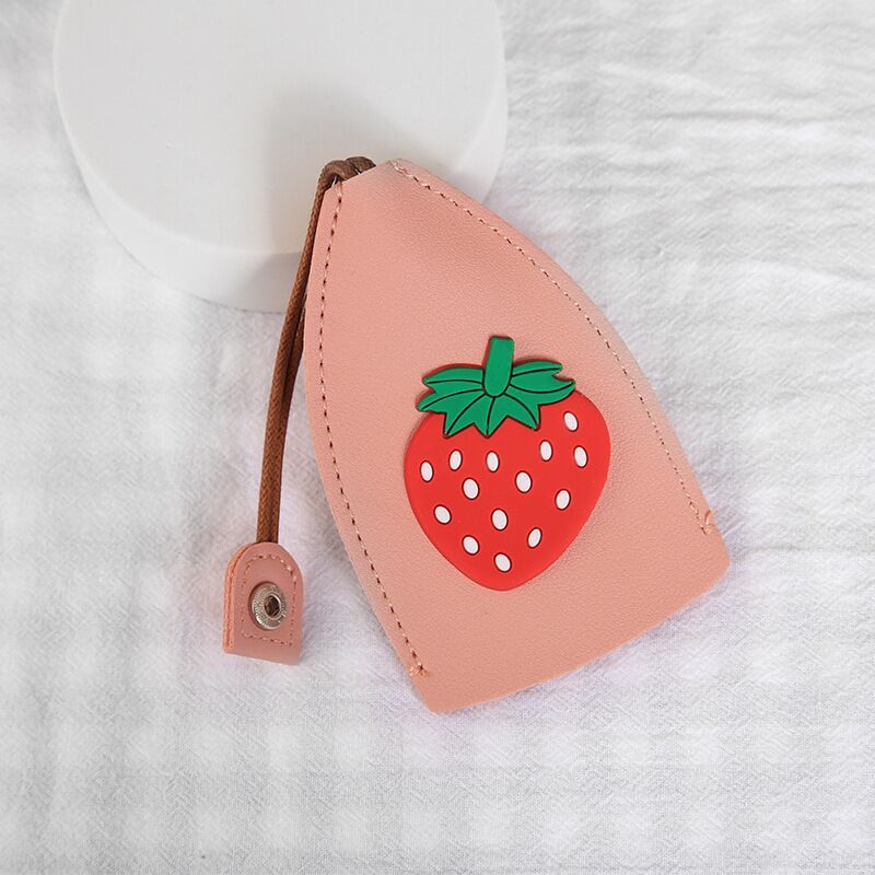 Cartoon Pull-out Key Case Creative PU Leather Car Key Protector Universal