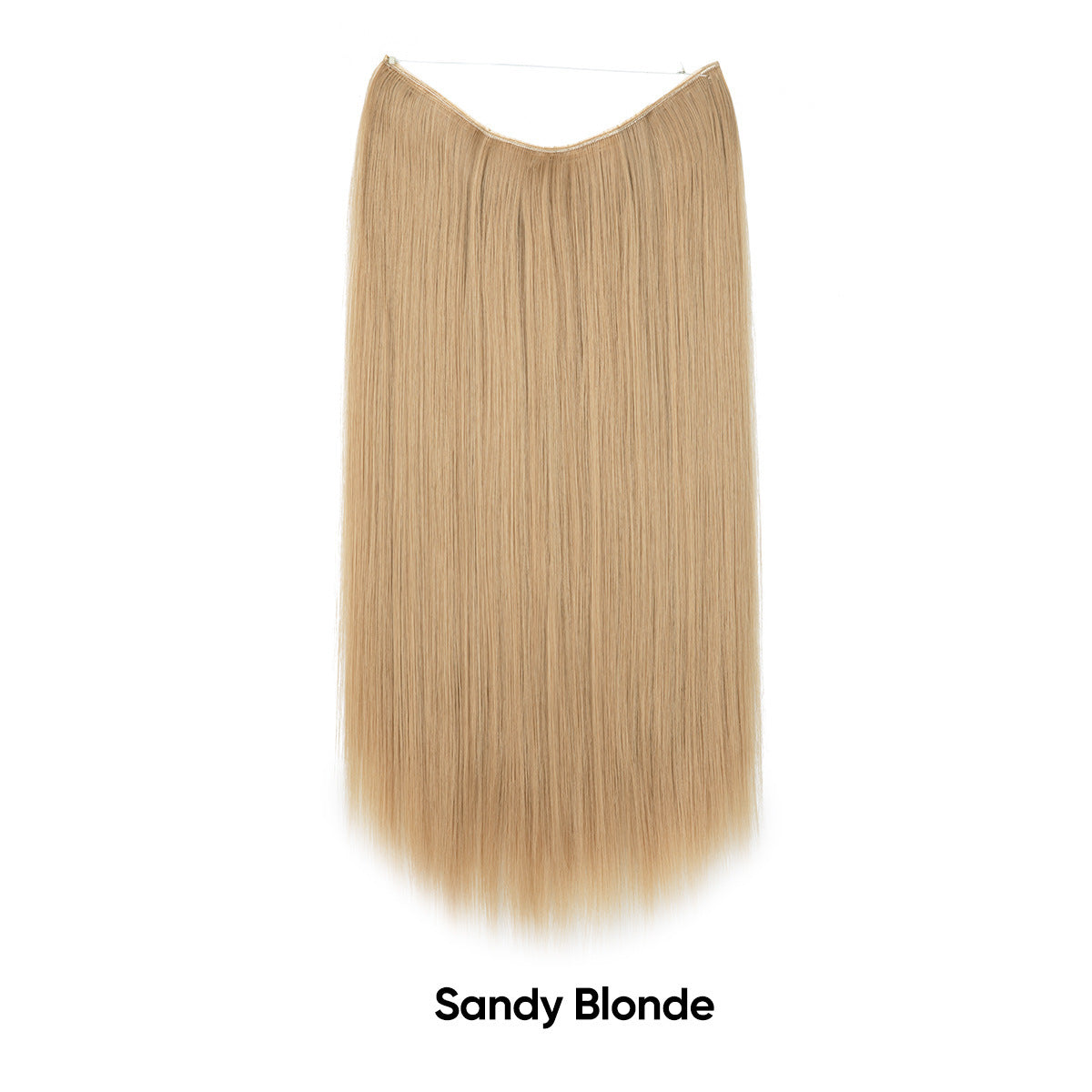 Women's One-piece Adjustable Invisible Straight Multi-color Gradient Hair Extension Fishline