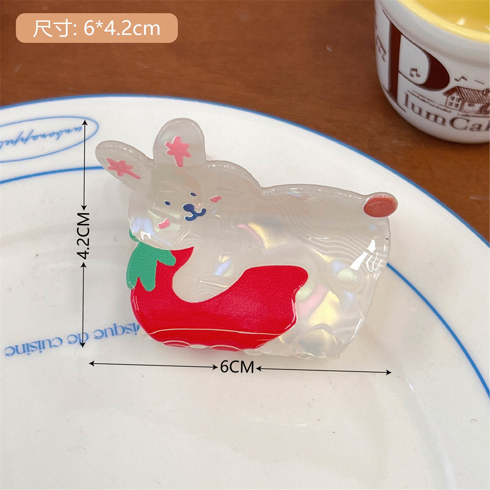 Cropped Hair Clip All-match Back Head Small Shark Clip