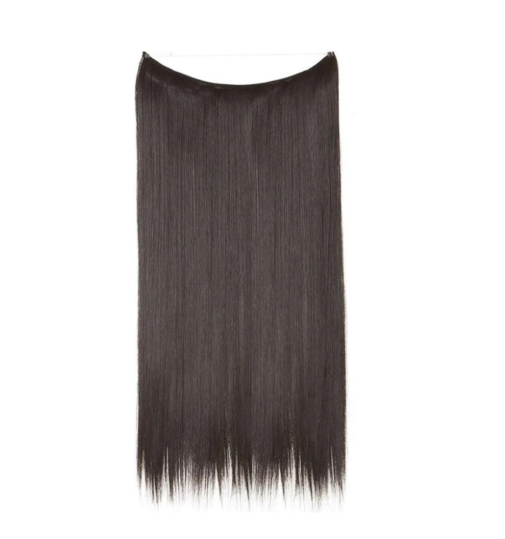 Women's One-piece Adjustable Invisible Straight Multi-color Gradient Hair Extension Fishline