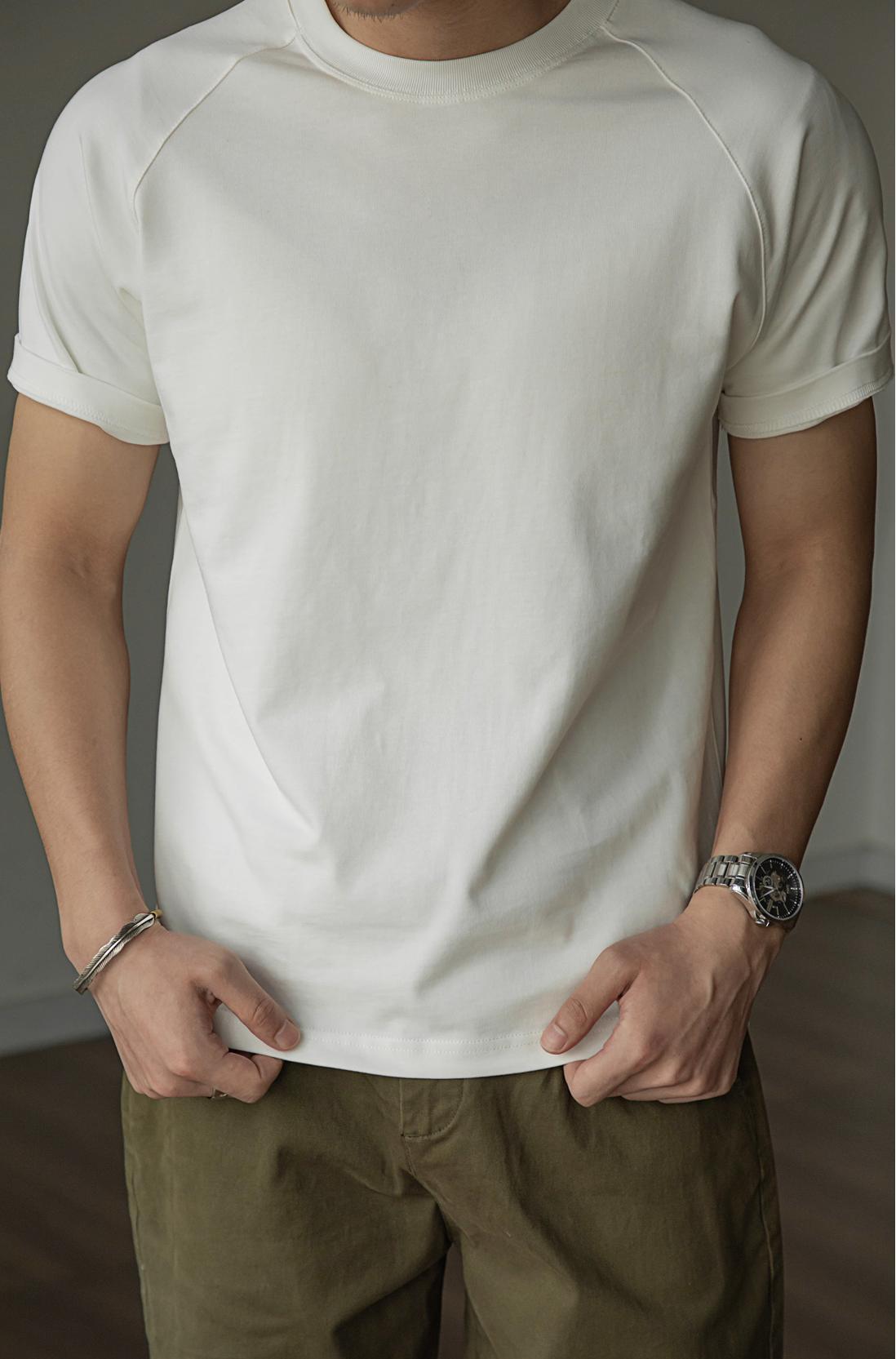 American Retro 300g schweres Rundhals-T-Shirt