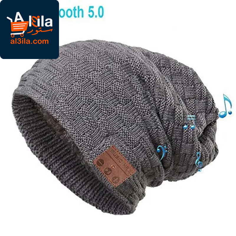 Unisex Bluetooth 5.0 Smart Beanie Hat with Wireless Headphones and Built-In Microphone – Ideal Gift Option