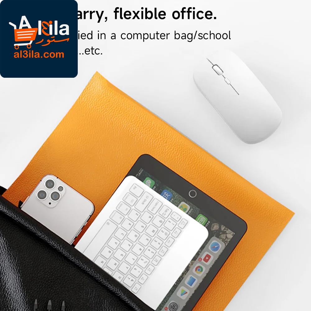 Wireless Bluetooth Keyboard and Mouse for iOS, Android, and Windows Tablets, Compatible with iPad Air, Mini, Pro, Xiaomi, Apple, and Huawei