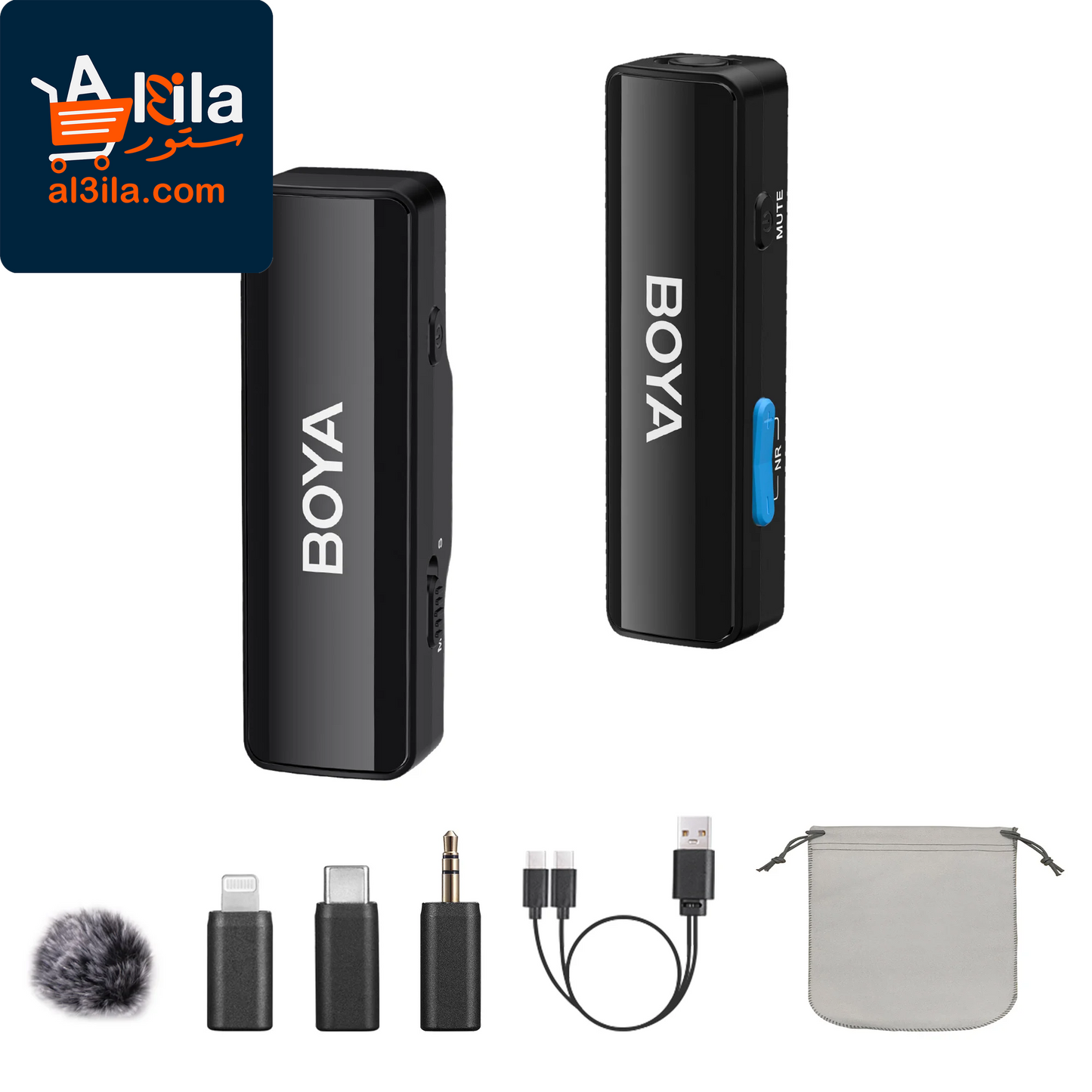 LINK Wireless Lavalier Microphone for iPhone 15/16 Series, OPPO, Samsung, Xiaomi, GoPro, and SONY DSLR Cameras – Ideal for Vlogging and Recording