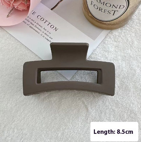 Women's Simple And Versatile Solid Color Grip Clip