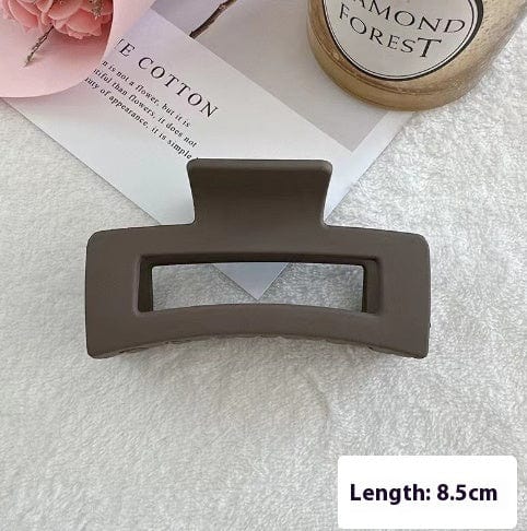 Women's Simple And Versatile Solid Color Grip Clip