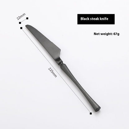 Creative Stainless Steel Waist Steak Knife Fork Spoon Tableware