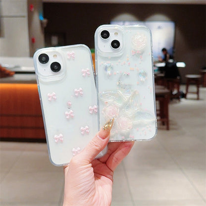 Japanese And Korean Love Rose Phone Case