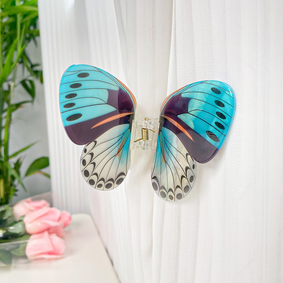 Female High-end Simulation Butterfly Grab Clip