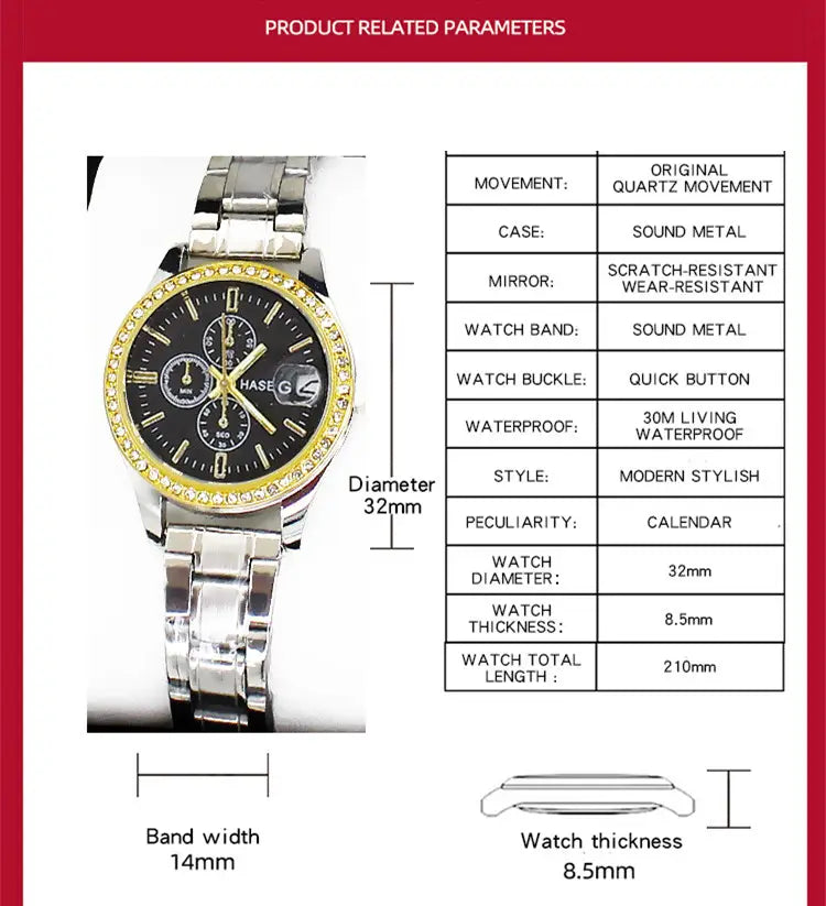 Niche Korean Style Waterproof Quartz Watch