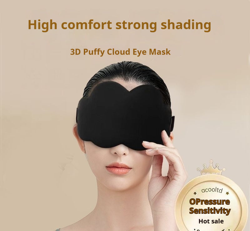 Three-dimensional Cloud Ice Silk Eye Mask Shading Sleeping