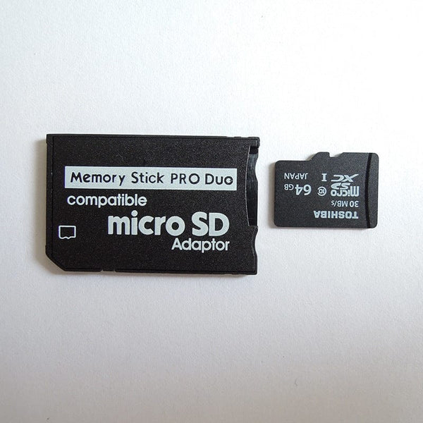 microSD to MS Pro Duo card adapter with TF card.