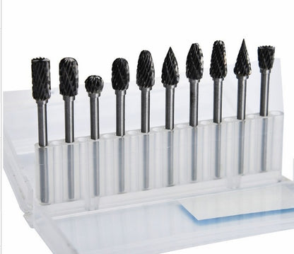Steel Carbide Rotary Burr Set