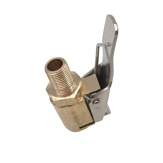 Adapter clamp connector for truck air-pump, brass material, 8mm clip.