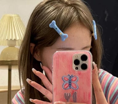 Bone Print XINGX Word Clip Side Bangs Duckbill Clip Female