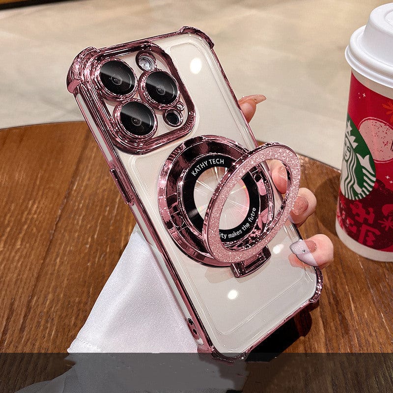 ينطبق على 15 جراب هاتف Iphone16 لامع قابل للطي وغطاء واقٍ مقاوم للسقوط