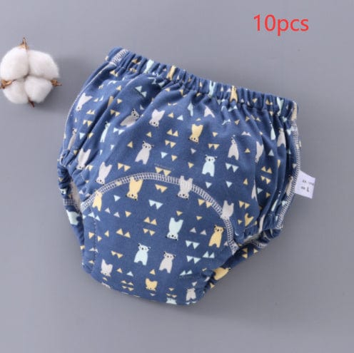 婴儿训练裤可洗6层纱布尿布套
