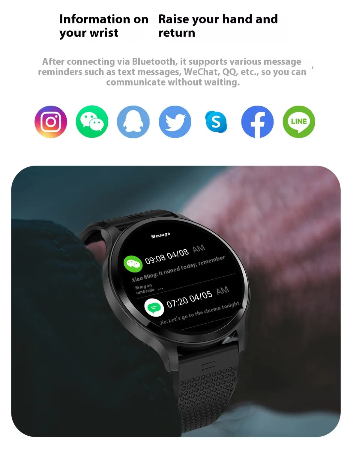 Bluetooth Calling Heart Rate Blood Oxygen Sleep LW77 Smart Watch