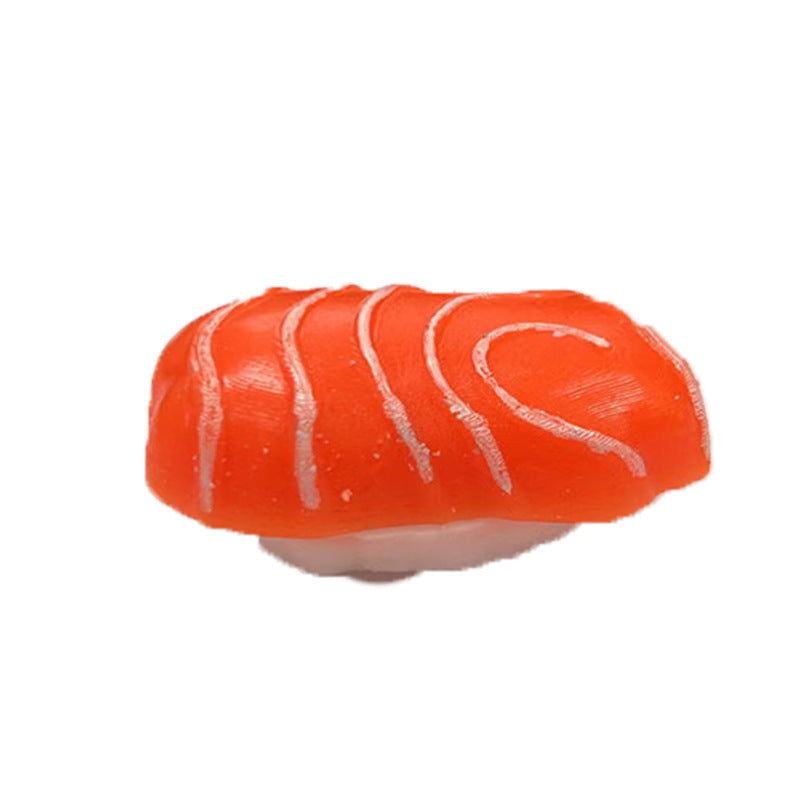 Salmon Slices Pinch Musician Nigiri-zushi Cement Sticky Bag Simulation