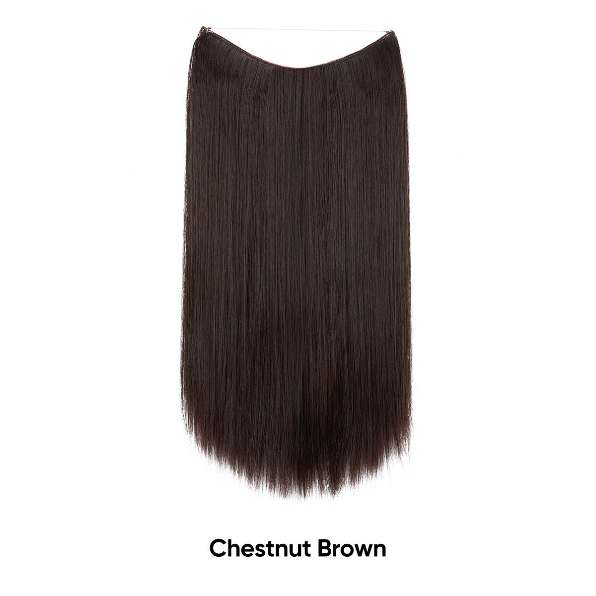 Women's One-piece Adjustable Invisible Straight Multi-color Gradient Hair Extension Fishline