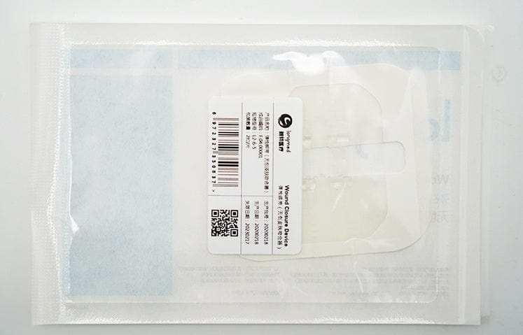 Zipper bandage wound suture patch