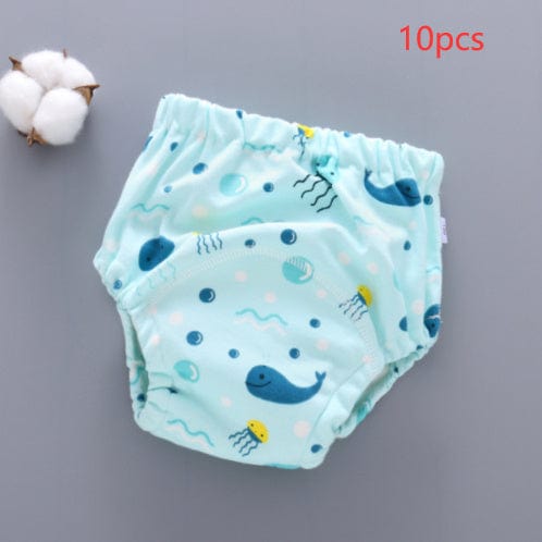 婴儿训练裤可洗6层纱布尿布套