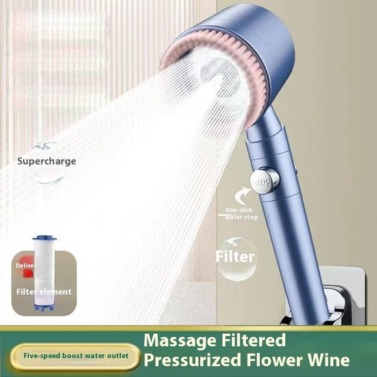 Spray Shower Brush Nozzle Supercharged Shower Suit