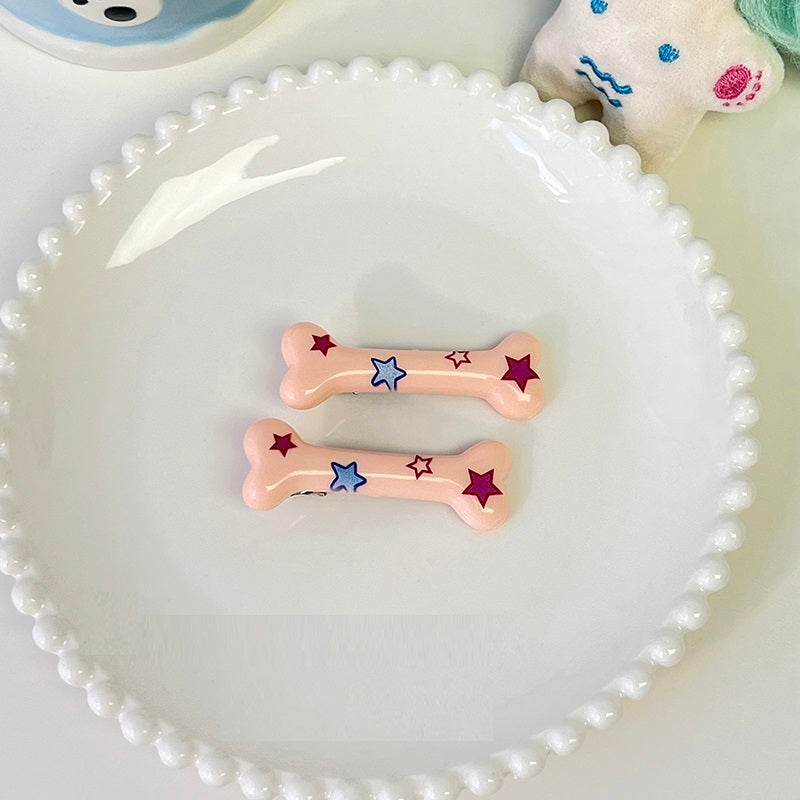Bone Print XINGX Word Clip Side Bangs Duckbill Clip Female