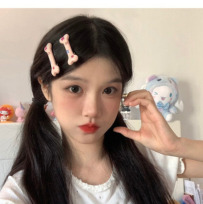 Bone Print XINGX Word Clip Side Bangs Duckbill Clip Female