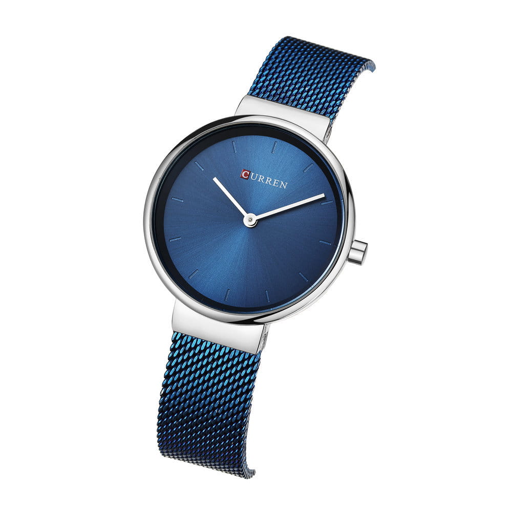 Fashion New Water Quartz Watch Women’s Mesh Belt Casual Business Pointer Watch