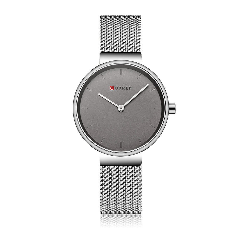 Fashion New Water Quartz Watch Women’s Mesh Belt Casual Business Pointer Watch