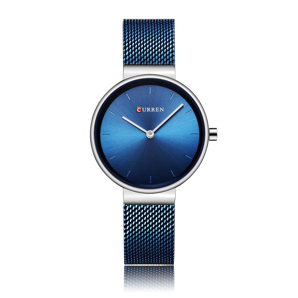 Fashion New Water Quartz Watch Women’s Mesh Belt Casual Business Pointer Watch