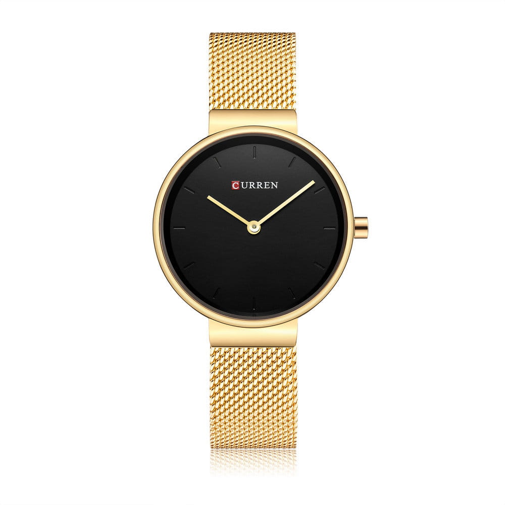 Fashion New Water Quartz Watch Women’s Mesh Belt Casual Business Pointer Watch