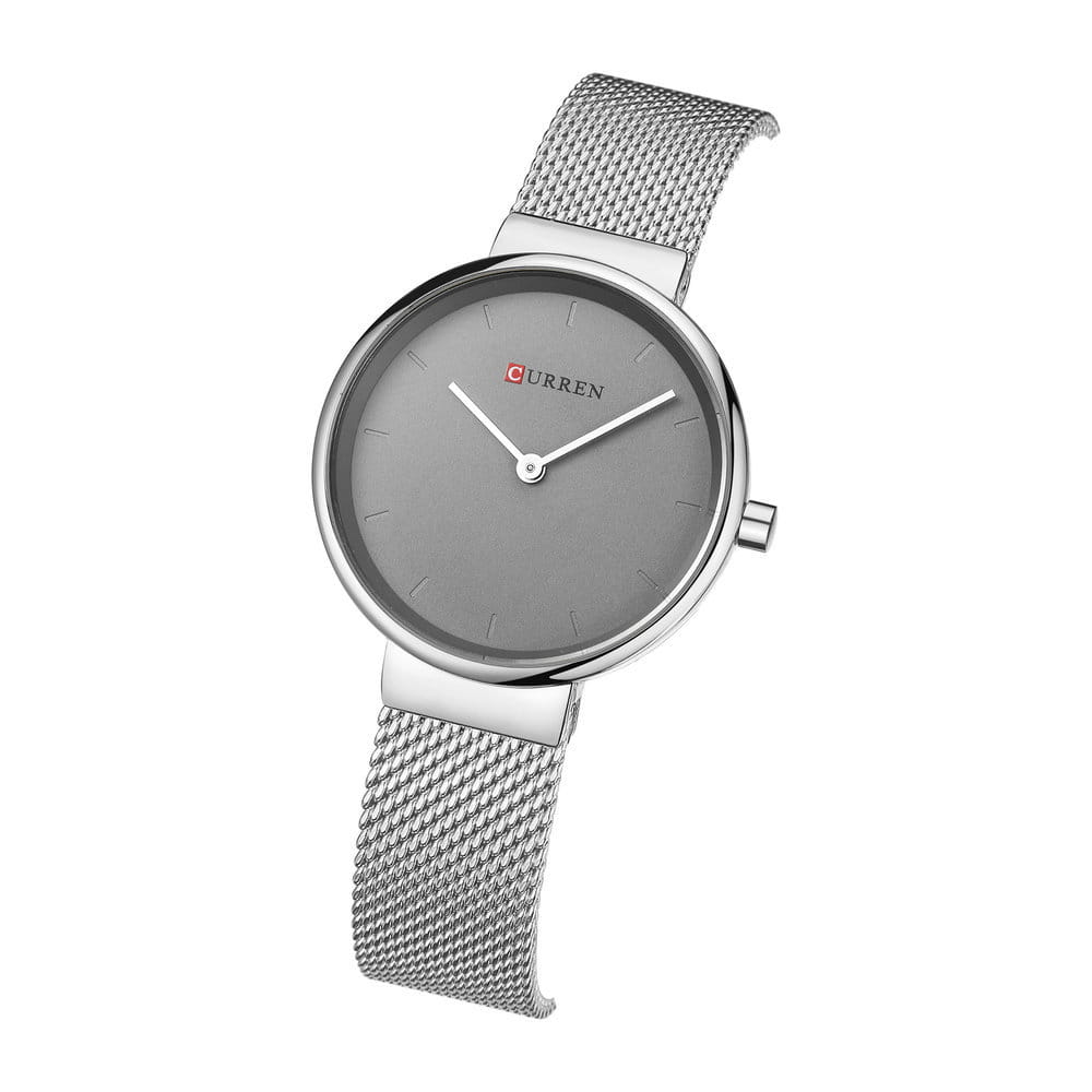 Fashion New Water Quartz Watch Women’s Mesh Belt Casual Business Pointer Watch