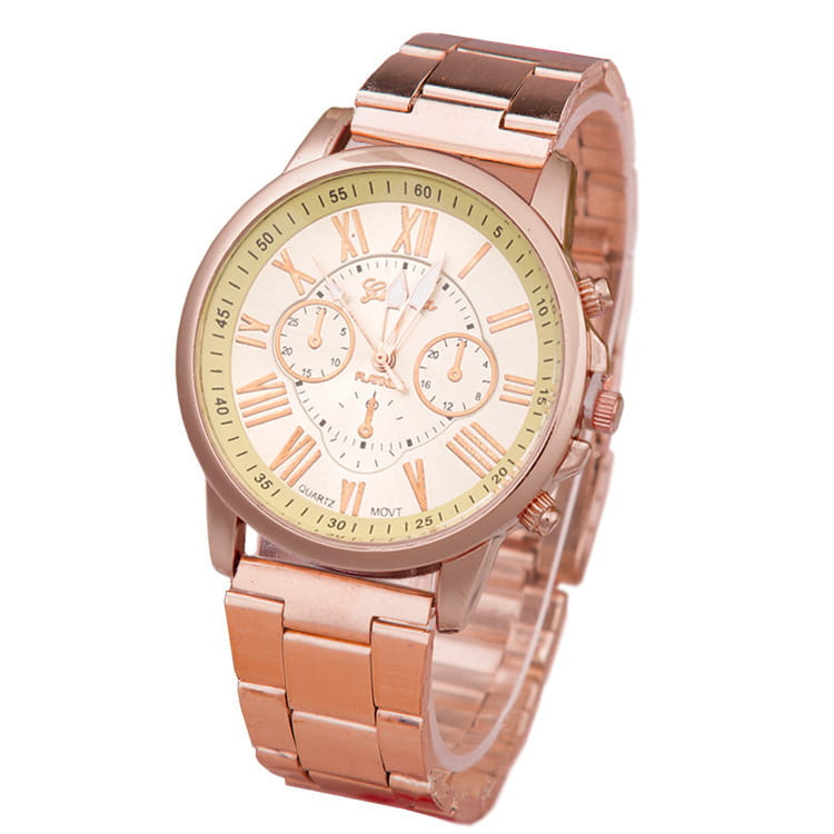 Women’s Leisure Alloy Steel Belt Quartz Watch