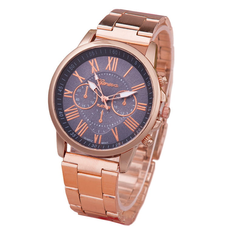 Women’s Leisure Alloy Steel Belt Quartz Watch