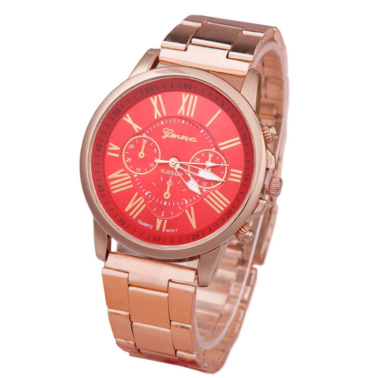 Women’s Leisure Alloy Steel Belt Quartz Watch