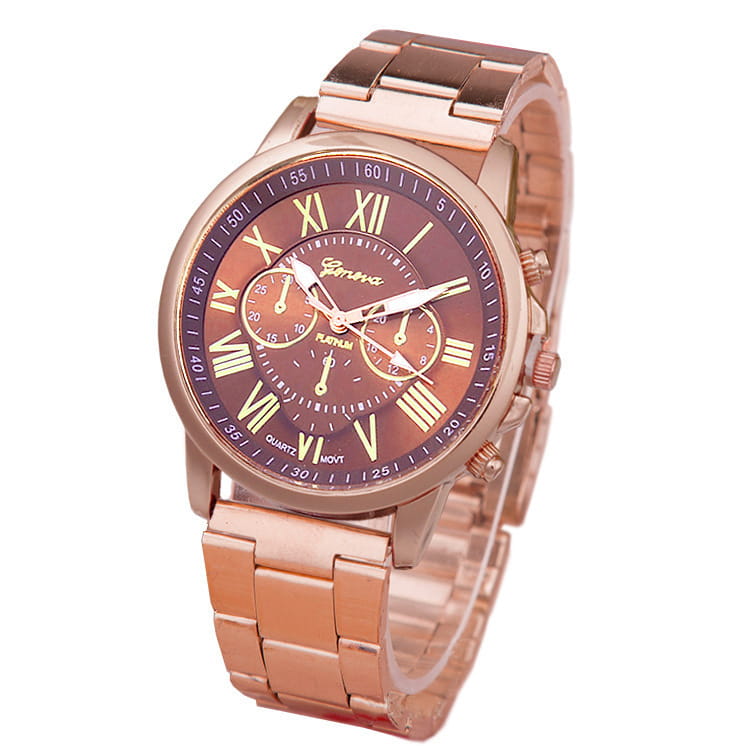 Women’s Leisure Alloy Steel Belt Quartz Watch