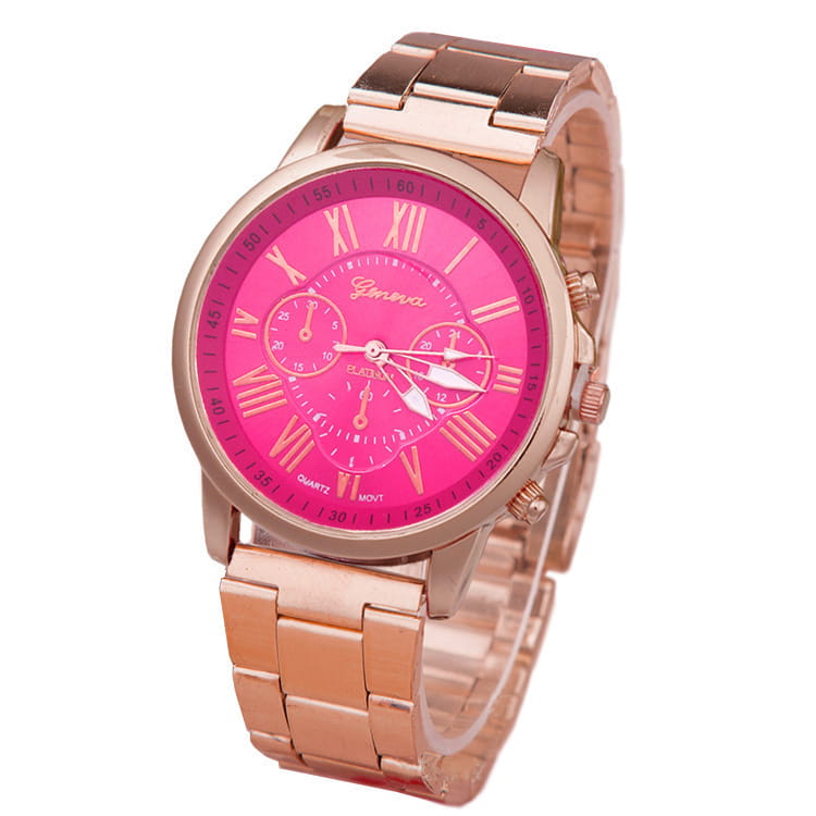 Women’s Leisure Alloy Steel Belt Quartz Watch